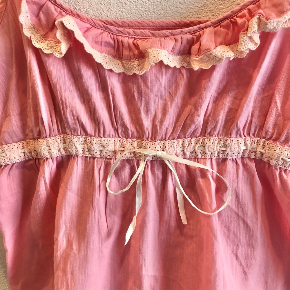 Anthropologie Feather & Bone Pink Cami 🎀 - Picture 2 of 7